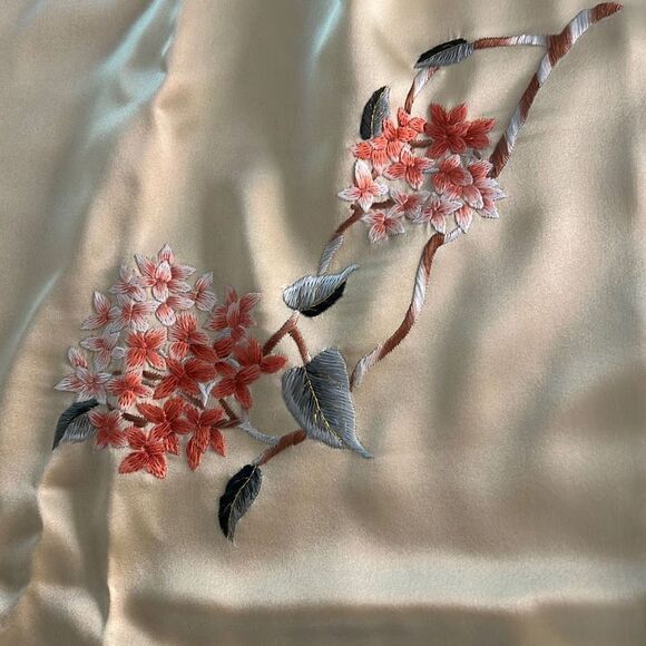 Embroidered Silk Scarf - Picture 3 of 8